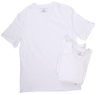 Tommy Hilfiger Cotton V-Neck Shirt 3-Pack - ShopStyle T-shirts
