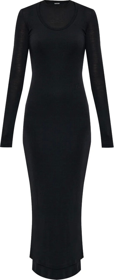Jil Sander Layered Wool Dress