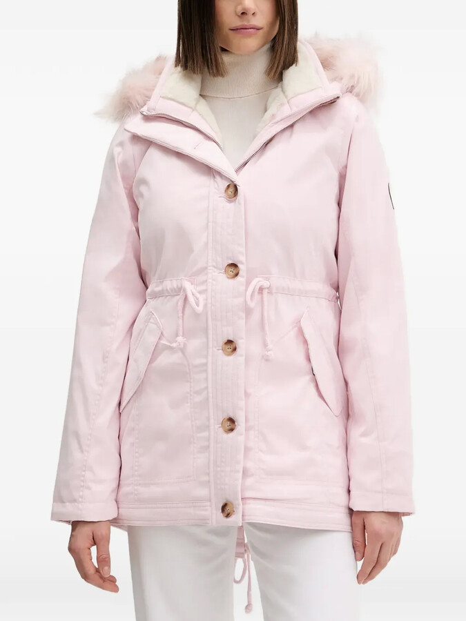 Hollister Faux-Fur Hooded Coat