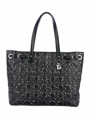 christian dior black tote