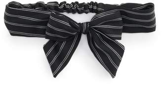 Other Private Brand Striped Front Bow Headwrap