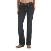 Thumbnail for your product : Wrangler Women's Q- Dark Wash Ultimate Riding With Booty Up Technology Jeans Denim 7W x 36L