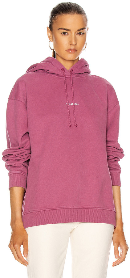 acne pink hoodie