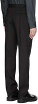 Thumbnail for your product : Yang Li Black Slim Tailored Trousers