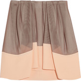 Thumbnail for your product : 3.1 Phillip Lim Mesh and crepe mini skirt