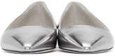 Thumbnail for your product : Jimmy Choo Silver Mirrored Romy Ballerina Flats