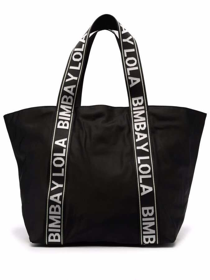 Bimba y Lola Logo-Print Strap Tote Bag - ShopStyle