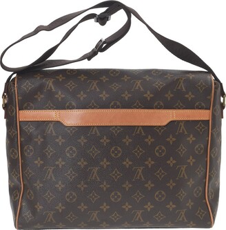 Pre-owned Louis Vuitton Abbesses Messenger Leather Bag In Brown