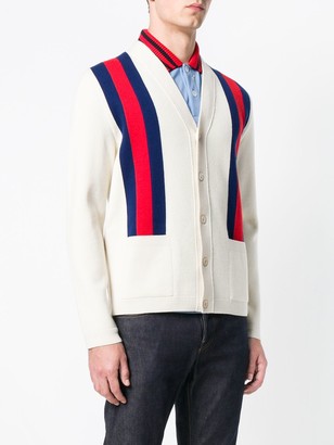 Gucci Shoulder Stripes Cardigan