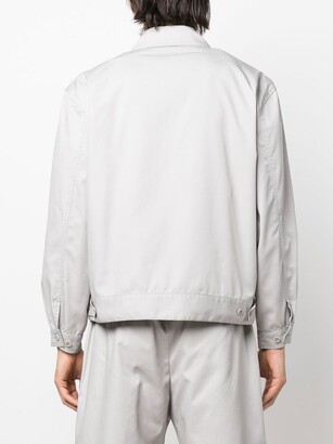 PACCBET Logo-Embroidered Zip-Up Jacket
