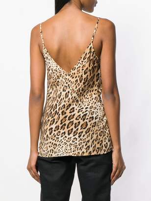Frame cheetah print camisole