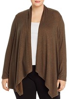 Thumbnail for your product : B Collection by Bobeau Curvy Ami Open Waterfall Cardigan
