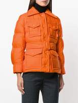 Thumbnail for your product : Prada belted down jacket