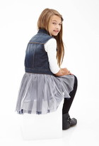 Thumbnail for your product : Forever 21 Girls Button-Front Denim Vest (Kids)