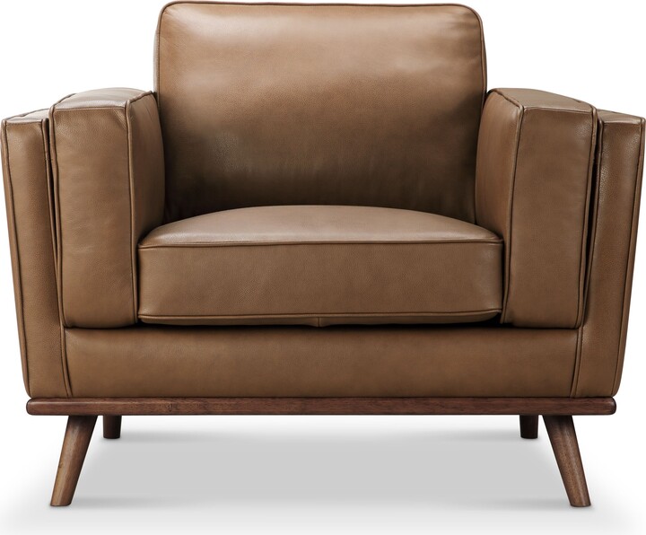 Leather Armchairs For The, Abbyson Bellavista Top Grain Leather Sofa
