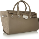 Thumbnail for your product : Jimmy Choo Rosa textured-leather and suede tote