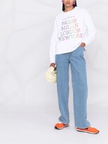 Thumbnail for your product : Giada Benincasa Slogan-Print Crew-Neck Sweatshirt
