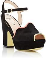 Thumbnail for your product : Fendi Women's Wave Ankle-Strap Platform Sandals