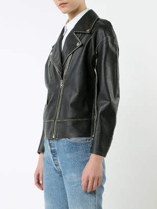 MM6 MAISON MARGIELA zipped biker jacket