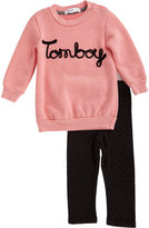 Thumbnail for your product : Joah Love 3D Tomboy Sweatshirt & Legging Set