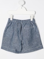 Thumbnail for your product : Il Gufo Mid-Rise Linen Shorts