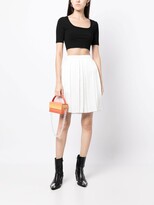 Thumbnail for your product : we11done Pleated Mini Skirt