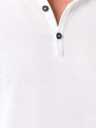 Lanvin contrast collar polo shirt