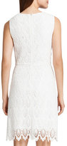 Thumbnail for your product : Cynthia Steffe Ramsey Sleeveless Lace Sheath Dress, Lilly White