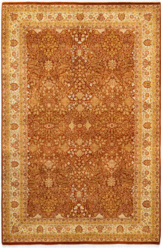 Isabelline Tyrod Mogul One-of-a-Kind Traditional Hand-Knotted New Age 6'1\