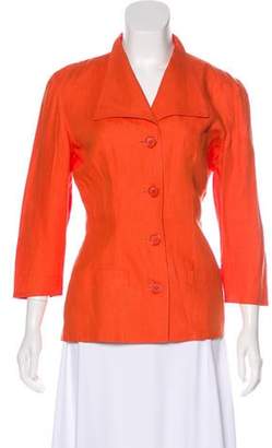Gucci Linen Lightweight Jacket Orange Linen Lightweight Jacket