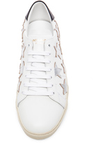 Thumbnail for your product : Saint Laurent Court Classic Star Leather Sneakers
