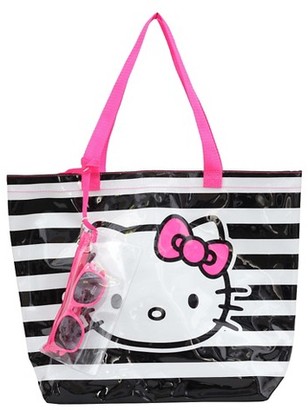 Hello Kitty Girls Swim Tote Bag w/ Sunglasses