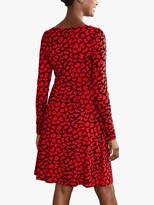 Thumbnail for your product : Boden Francesca Printed Jersey Dress, Red Brush