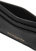 Thumbnail for your product : Balenciaga Textured-leather Cardholder - Black