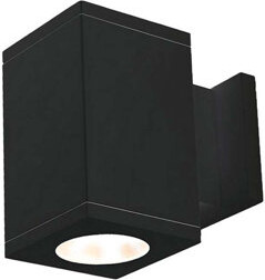 Cube Architectural LED Outdoor Armed Sconce