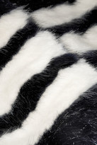 Thumbnail for your product : Wilma Shrimps striped faux fur coat