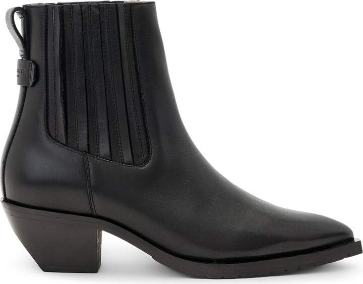 AllSaints Leather Marcie Chelsea Boots