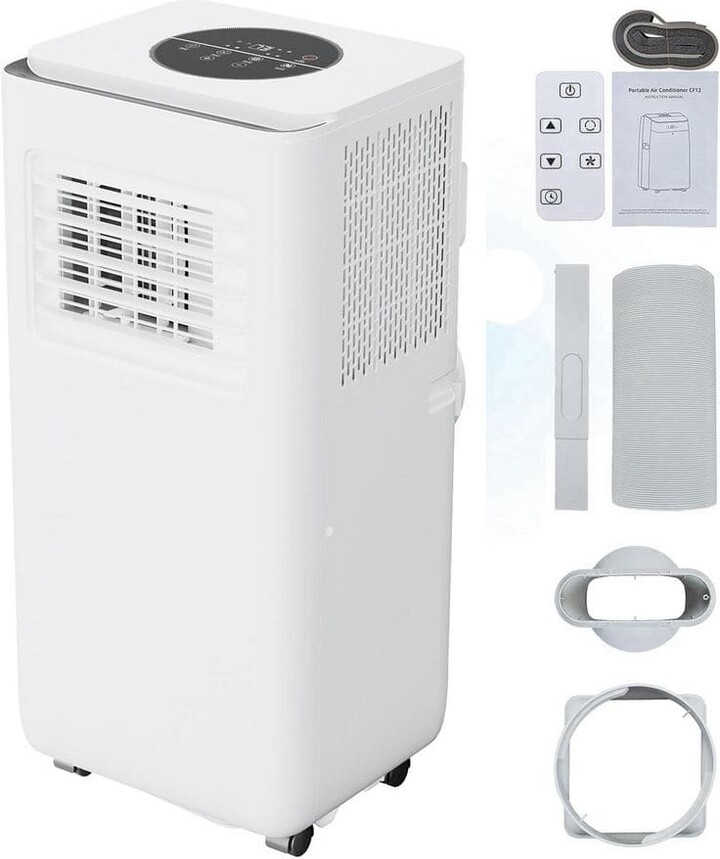 Garvee 6,500 (DOE) BTU 115-Volt Portable Air Conditioner with Dehumidifier, Sleep Mode and Remote Cools 450 sq. ft. in White
