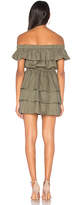 Thumbnail for your product : SIR the label Stefi Strapless Ruffle Dress