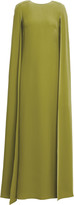 Thumbnail for your product : Valentino Cape-back Silk-crepe Gown