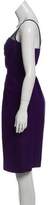 Thumbnail for your product : Burberry Silk Pleated Dress Purple Silk Pleated Dress