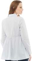 Thumbnail for your product : Only You Womens Helen Shirt Dress Bright White Stripe