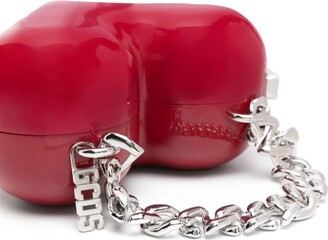 GCDS Heart clutch bag - ShopStyle