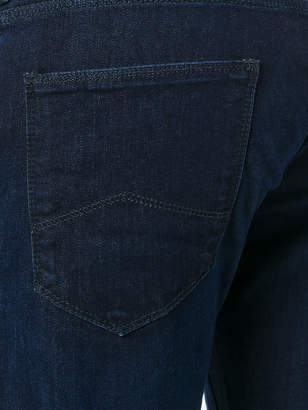 Armani Jeans folded hem slim-fit jeans