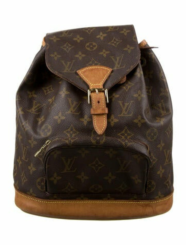 Louis Vuitton Vintage Monogram Montsouris MM Backpack Brown ShopStyle