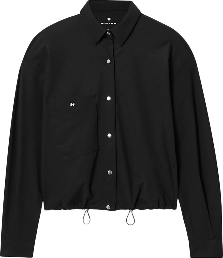 Heroine Sport Shirt Black ShopStyle Tops