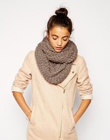 Thumbnail for your product : Liquorish Chunky Knit Infinity Scarf