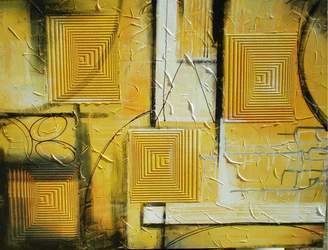 Sharon Hegarty Art Yellow Corridors