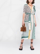Thumbnail for your product : Roberto Collina Patchwork Print Shift Dress