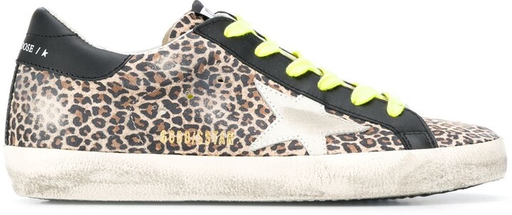 leopard print running sneakers